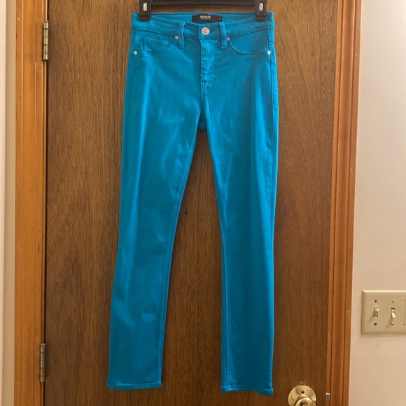 💙💚💙EUC Hudson Turquoise Nico Skinny Jeans - Picture 3 of 10